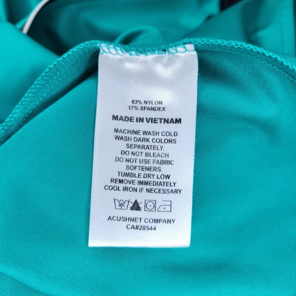 Mens FJ Footjoy Golf Stretch Performance‎ Golf Vest Teal Size Large